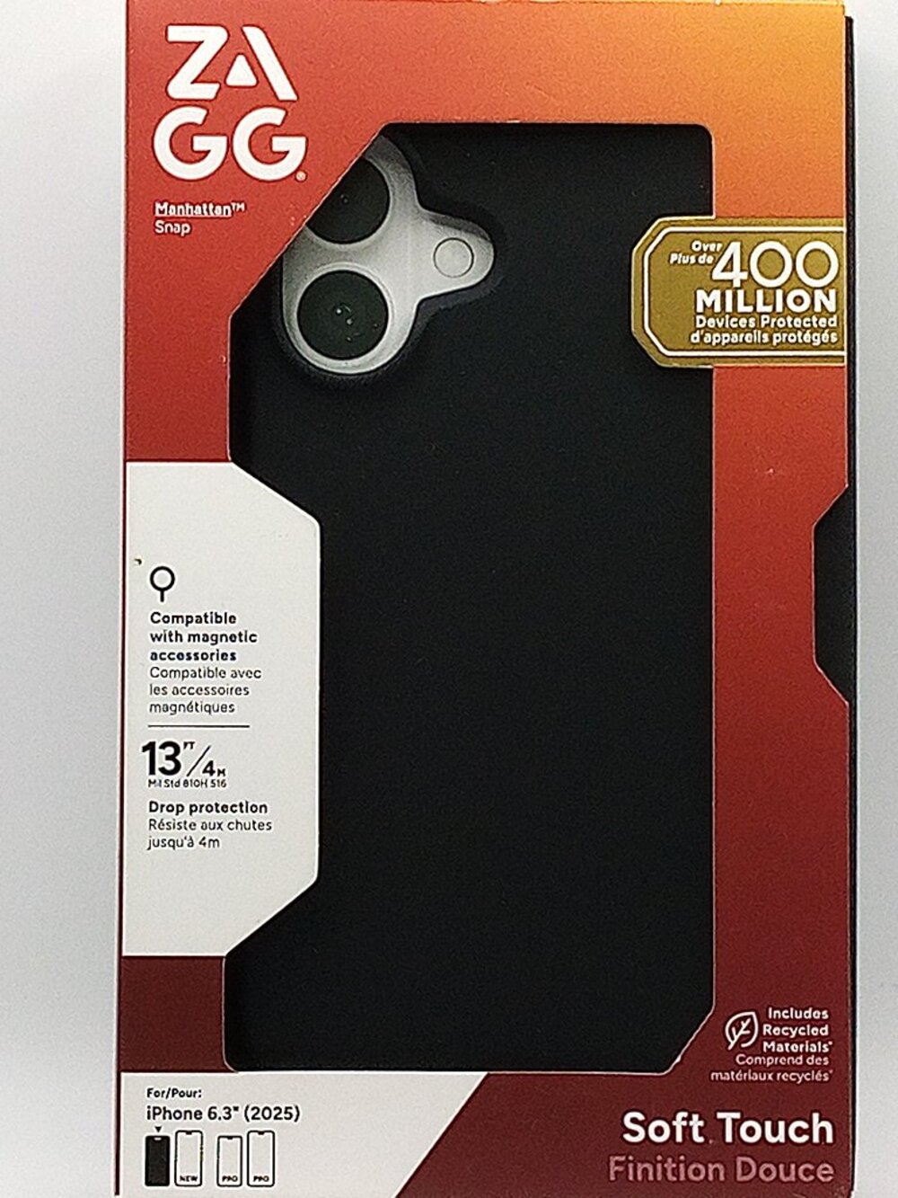 ZAGG Manhattan Snap iPhone 17 Case • MagSafe • 13ft Drop Protection • New